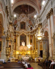 Главный алтарь костел св. Терезы