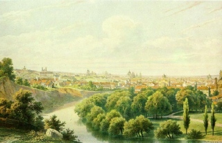 Панорама с горы Бекеша (картина Ивана Трутнева)